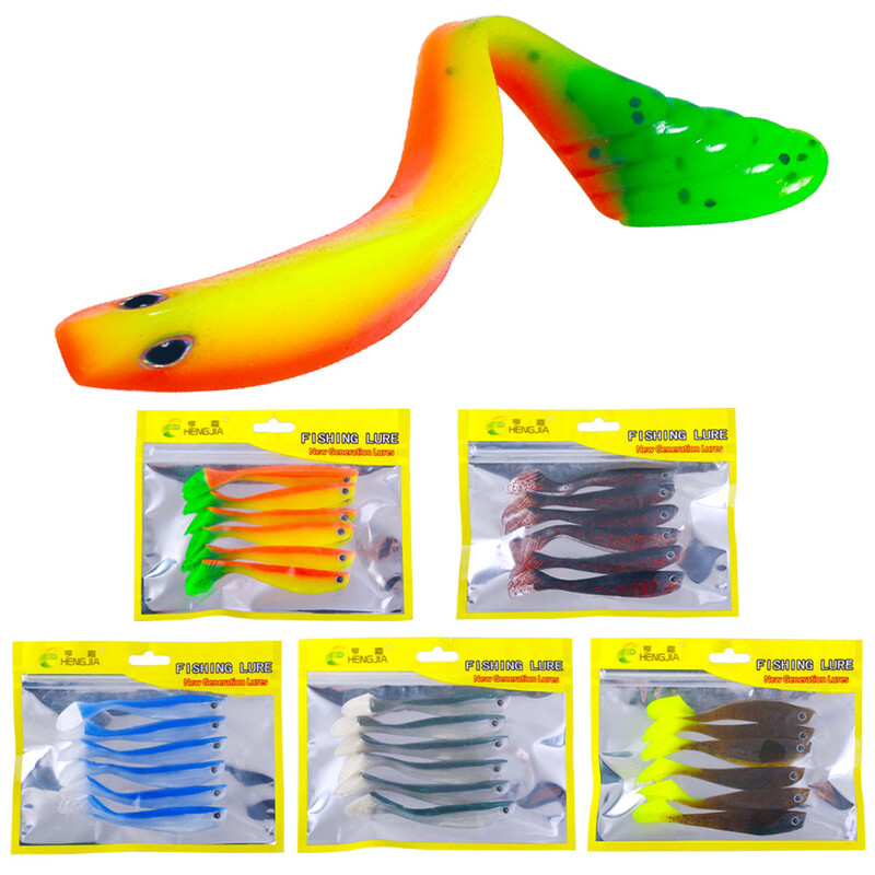 Newup Predator Rubbers Puha csalik Sea Fishing Fishing Lure leurre shad szilikon Bait T Tail Wobblers hal csali 10cm5g