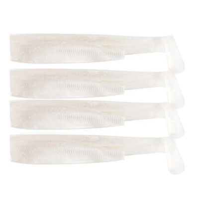 TEKNIK Black Minnow Body Soft Lure Jig Head 70mm/90mm/110mm Black Minnow For Bass Pike Szilikon Csali Easy Shiner Jigging Leurre