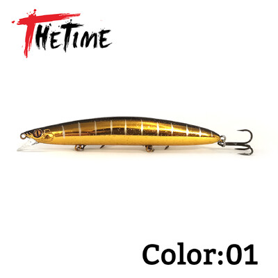 THETIME Jauns HOUND125F Glide 19g Peldošs Minnow Lure Long Casting Vobleri Jerbait Mākslīgā ēsma Bass līdakas foreļu makšķerēšanai