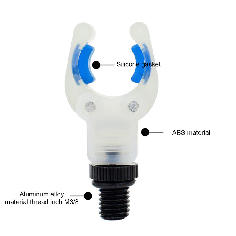 Horgászbot tartók fej U alakú ponty Hirisi ponty horgászbot támasztó fej fogó bot hüvely tartó klipek horgászbot tartása