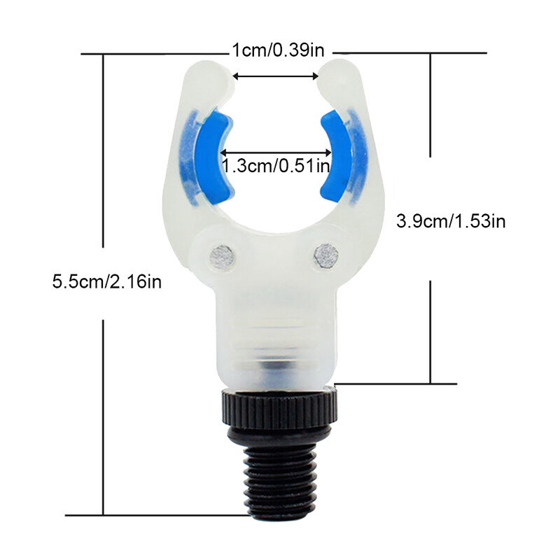 Horgászbot tartók fej U alakú ponty Hirisi ponty horgászbot támasztó fej fogó bot hüvely tartó klipek horgászbot tartása