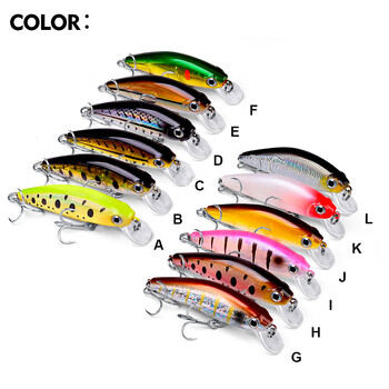 Sea.YoLo Minnow Sinking Fishing Bait Saltwater Freshwater Japan Artificial Lure 3D Bionic Eye3G 4,5CM for Bass Fishing Εξάρτημα