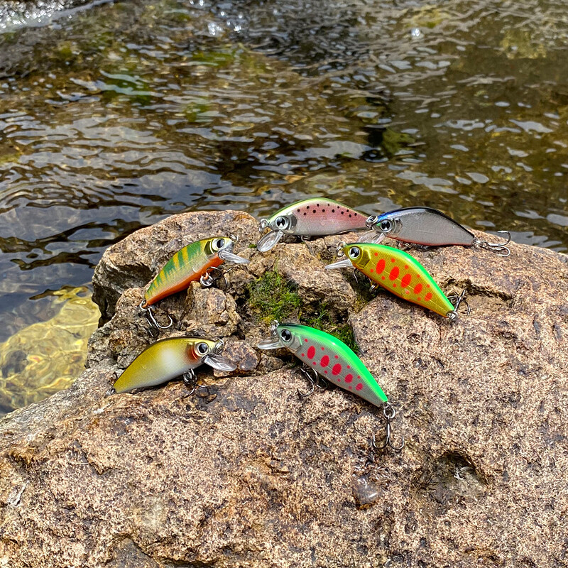 LTHTUG Japan Design Kiváló minőségű kemény horgászcsali Pesca Issen BIS45S MAX 45mm 4g süllyedő patakcsali pisztrángokhoz csukasügér