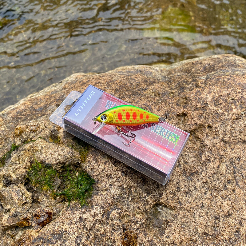 LTHTUG Japan Design Kiváló minőségű kemény horgászcsali Pesca Issen BIS45S MAX 45mm 4g süllyedő patakcsali pisztrángokhoz csukasügér