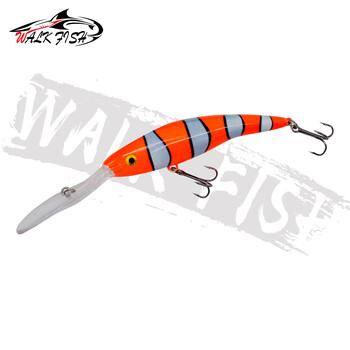 WALK FISH 1 ΤΕΜ. Deep Tail Dancer Super Diving Minnow Lure 14g 20g Hard Plastic Wobbler Bait for Trout Bass Pike Fishing