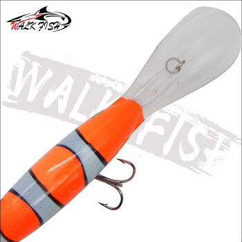 WALK FISH 1 ΤΕΜ. Deep Tail Dancer Super Diving Minnow Lure 14g 20g Hard Plastic Wobbler Bait for Trout Bass Pike Fishing