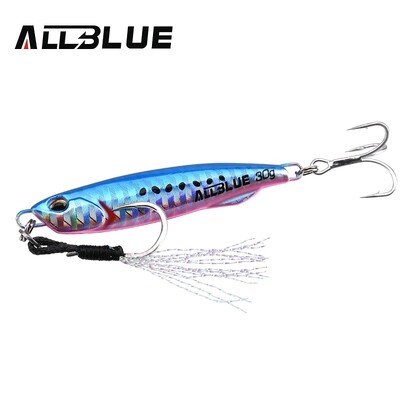 ALLBLUE DRAGER SLIM metallist valatav tikklusikas 20G 30G 40G 60G Shore Drag Cast Jigging meriahven peibutis kunstsöödaga kalapüügitarbed