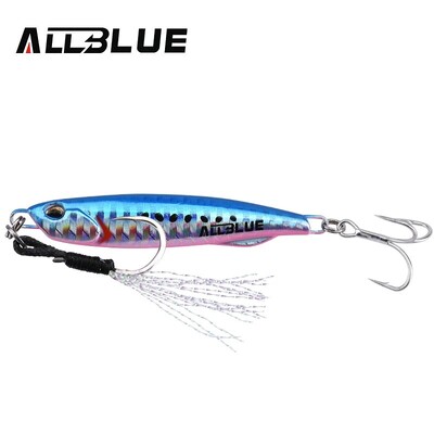 ALLBLUE DRAGER SLIM fém öntő kanál 20G 30G 40G 60G Shore Drag Cast Jigging Sea Bass csali mesterséges csali horgászfelszerelés
