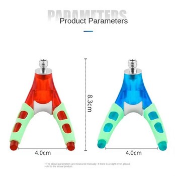 1PCS V-образна скоба за държач на главата за риболовен прът Неплъзгаща се светеща опорна стойка за въдица Стойка за морски шаран Риболовни принадлежности