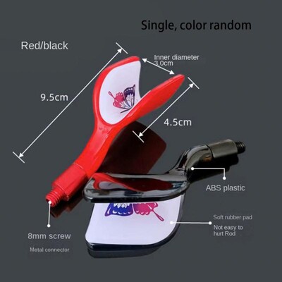 1 DB V-alakú horgászbot támasztófej-tartó konzol, csúszásmentes, világító horgászbot-tartó állvány Tengeri ponty horgászfelszerelés