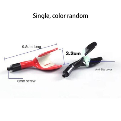 1 DB V-alakú horgászbot támasztófej-tartó konzol, csúszásmentes, világító horgászbot-tartó állvány Tengeri ponty horgászfelszerelés