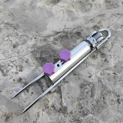 Jauns nerūsējošā tērauda sabiezināts, regulējams makšķeres stieņa kronšteins makšķeres stieņa divējāda lietojuma kronšteins makšķeres stieņa turētājs