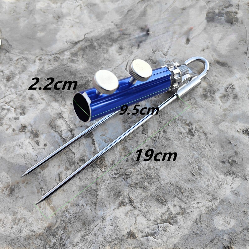 Jauns nerūsējošā tērauda sabiezināts, regulējams makšķeres stieņa kronšteins makšķeres stieņa divējāda lietojuma kronšteins makšķeres stieņa turētājs