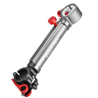 Žvejybos skėčio meškerės laikiklio stovas, skėčio stovo laikiklis, tvirtinamas prie žvejybos kėdės, reguliuojamas spaustuku tvirtinamas atraminio rėmo stovas