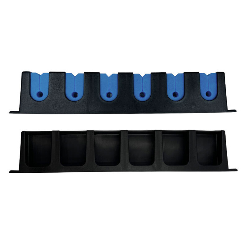 Seinale kinnitatavad õngehoidikud vertikaalsed õngede riiulid 6 ridva hoiuraamid garaaži jaoks