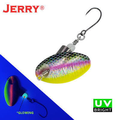 Jerry Wukong AR-S pergető csali pisztráng horgászat pergető tengsten fém forgó pengével forgó kar mesterséges csali süllő csuka