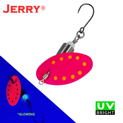 Jerry Wukong AR-S pergető csali pisztráng horgászat pergető tengsten fém forgó pengével forgó kar mesterséges csali süllő csuka