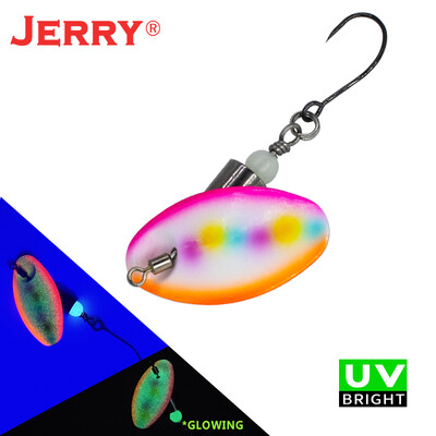 Jerry Wukong AR-S pergető csali pisztráng horgászat pergető tengsten fém forgó pengével forgó kar mesterséges csali süllő csuka