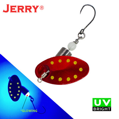 Jerry Wukong AR-S pergető csali pisztráng horgászat pergető tengsten fém forgó pengével forgó kar mesterséges csali süllő csuka