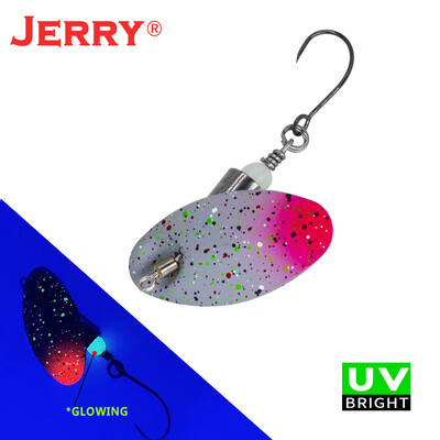 Jerry Wukong AR-S pergető csali pisztráng horgászat pergető tengsten fém forgó pengével forgó kar mesterséges csali süllő csuka