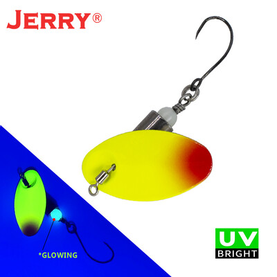 Jerry Wukong AR-S pergető csali pisztráng horgászat pergető tengsten fém forgó pengével forgó kar mesterséges csali süllő csuka