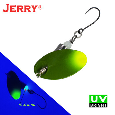 Jerry Wukong AR-S pergető csali pisztráng horgászat pergető tengsten fém forgó pengével forgó kar mesterséges csali süllő csuka