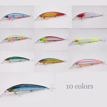 Ultra Long Casting Sea Saltwater Sinking Minnow Bait 110mm 37g Fishing Lure Seabass Hard Bait Pesca Isca Artificial For Fishing