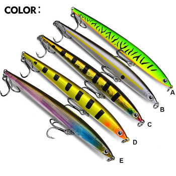 Sea.YoLo Sinking Pencil Fishing Lure Minnow Bait 13,2CM 25,4G Artificial Hard Bait Bass Swimbait for River Fishing Accessories