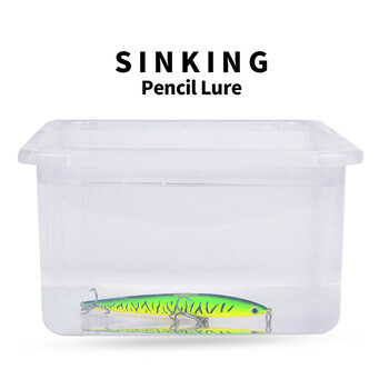 Sea.YoLo Sinking Pencil Fishing Lure Minnow Bait 13,2CM 25,4G Artificial Hard Bait Bass Swimbait for River Fishing Accessories