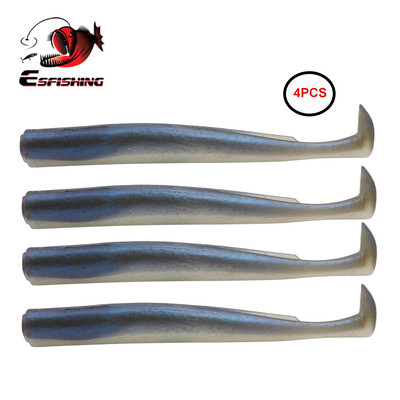 KESFISHING Crazy Shiner 15cm 30g Plastikinis minkštas masalas su džigo galvute irklo uodega