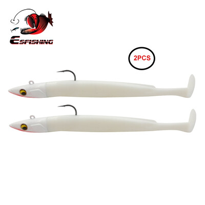 KESFISHING Crazy Shiner 15cm 30g Plastikinis minkštas masalas su džigo galvute irklo uodega