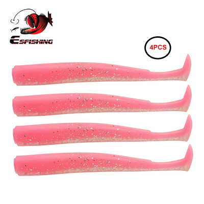 KESFISHING Crazy Shiner 15cm 30g Plastikinis minkštas masalas su džigo galvute irklo uodega