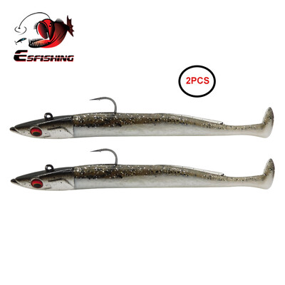 KESFISHING Crazy Shiner 15cm 30g Plastikinis minkštas masalas su džigo galvute irklo uodega