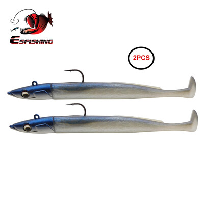 KESFISHING Crazy Shiner 15cm 30g Plastikinis minkštas masalas su džigo galvute irklo uodega