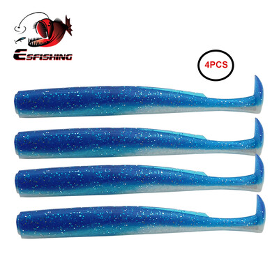 KESFISHING Crazy Shiner 15cm 30g Plastikinis minkštas masalas su džigo galvute irklo uodega