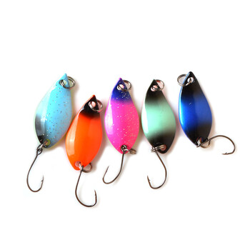 TOMA Trout Spoon Lure Set Metal Bait 2,5g 3g 4,5g 5g mixed Colors Pesca Freshwater Fishing Tackle Isca Artificial Lake Fishing