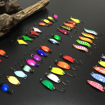 TOMA Trout Spoon Lure Set Metal Bait 2,5g 3g 4,5g 5g mixed Colors Pesca Freshwater Fishing Tackle Isca Artificial Lake Fishing