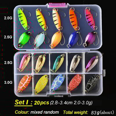 TOMA pisztráng kanál csali készlet fém csali 2,5 g 3 g 4,5 g 5 g vegyes színek Pesca édesvízi horgászfelszerelés Isca mesterséges horgásztó