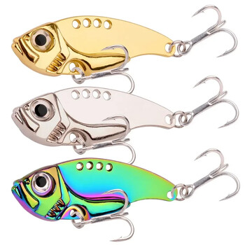 12 τμχ Metal VIB Vibration Bait Spinner Spoon Fishing Lures Set 3g 7g 10g 15g 20g Jigs Trout Winter Fishing Hard Baits Tackle