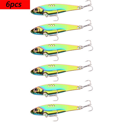 6pc Super Slim garas Metāla liešanas džigas Makšķerēšanas mānekļi 7G 10G Shore Cast Jigging Pesca Spoon Jig Sea Fishing Lure Tackle Saltwater
