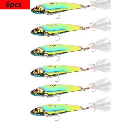 6pc Super Slim garas Metāla liešanas džigas Makšķerēšanas mānekļi 7G 10G Shore Cast Jigging Pesca Spoon Jig Sea Fishing Lure Tackle Saltwater