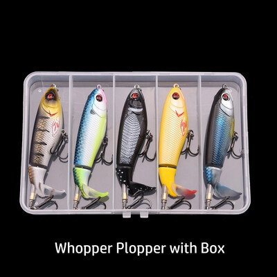 Püügilandid Whopper Plopper 10,5 cm/17g ujuva pöörleva sabaga, ülemise vee söödaga Magevee merevee landid karpkala haugi jaoks