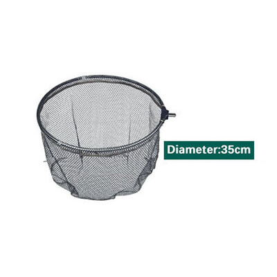 Rankinio tinklo galvutė Aliuminio lydinio 8 mm Sraigtinis sulankstomas panardinamasis tinklas 35/40/45 cm Klijuojamas tinklas lauko žvejybos tinklo įrankių priedai