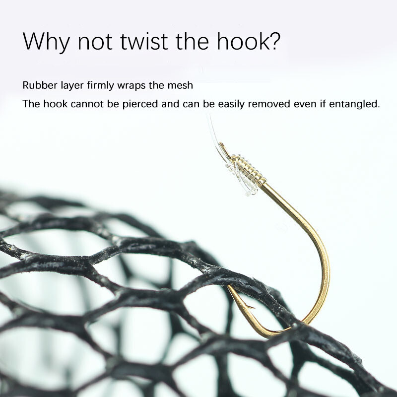 Rankinio tinklo galvutė Aliuminio lydinio 8 mm Sraigtinis sulankstomas panardinamasis tinklas 35/40/45 cm Klijuojamas tinklas lauko žvejybos tinklo įrankių priedai