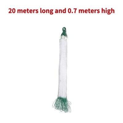 Atnaujintas nailono amerikietiškas rankinis tinklelis Lengvas užmetimas muselinis žvejybos tinklas 8/15/30 m ilgio 0,7/1 m aukščio mažo tinklelio tvirto lyno žvejybos įrankiai