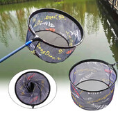 Saldūdens nolaišanas tīkls Salokāms saldūdens nolaišanas tīkls Acs makšķerēšanas lāpstiņa tīkla maiss Zivju instrumenti 뜰채