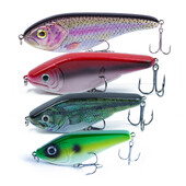 Hanlin Süllyedő Glide Jerkbait 75/90/120/150/mm Muskie Fishing Lure Swimbait Népszerű csuka Hard Jerk Bait Crankbait Wobbler Tackle