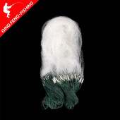 50 m ilgio 1,65 m gylio žvejybos tinklas 3 sluoksnių nailoninis gaudyklė su plūdėmis žiauninis tinklas Lipnus skęstantis tinklas žuvų tinklas, skirtas užmesti rankomis