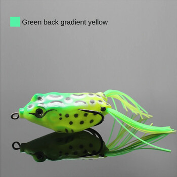 5 τμχ/σετ Frog Lures Suit Lure Simulation False Bait Beard Frog Soft Bait with Hook Bass Bait Εργαλείο για το θαλάσσιο ψάρεμα