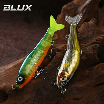 BLUX JACK CLAW 70F 70mm 4,2g Slow Floating Jointed Swimbait Minnow Wobbler Fishing Lure Τεχνητό σκληρό δόλωμα για πέστροφα μπάσου